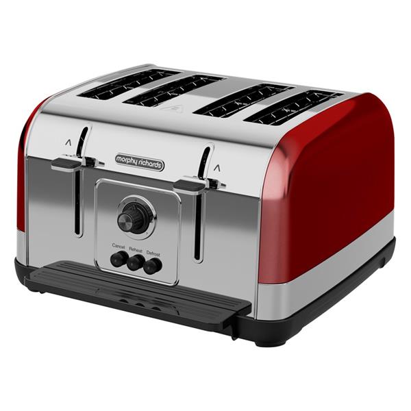 Morphy RichardsVenture 4 Slice Toaster - Red
