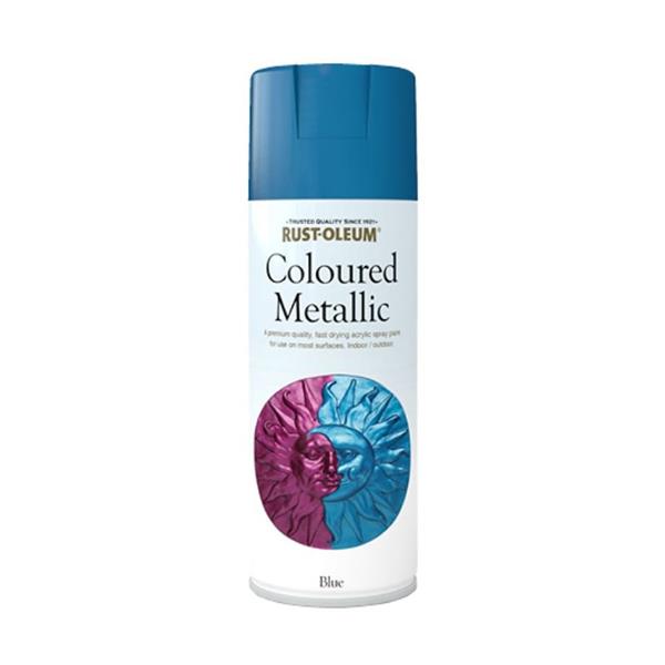 Rust-Oleum Coloured Metallic 400ML - Blue