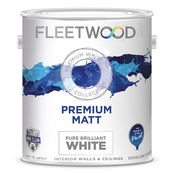 Fleetwood Premium Matt 2.5L - Brilliant White