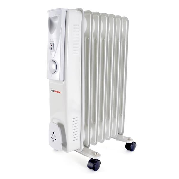 Staywarm 1.5Kw Oil Filled Radiator - White