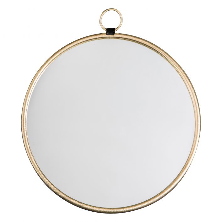 Bayswater Round Mirror - Gold