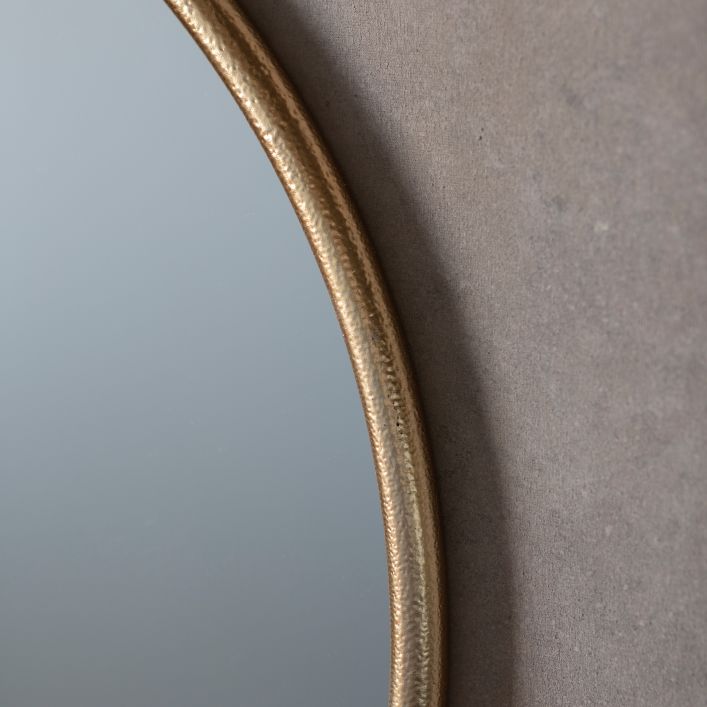Bayswater Round Mirror - Gold