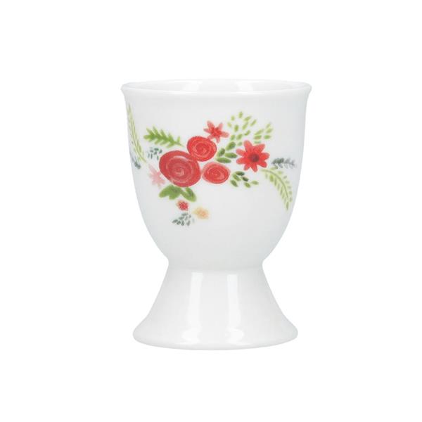 KitchenCraft Flowers Porcelain Egg Cup