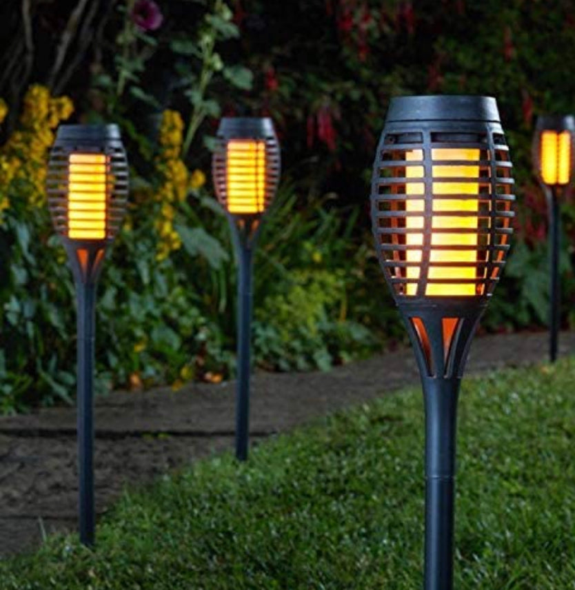 Solar Powered Party Torch 5 Light Value Pack