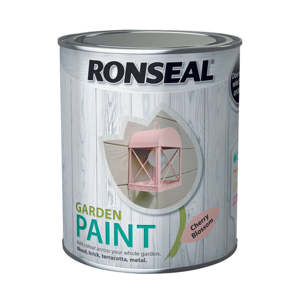 Ronseal Garden Paint 750ml Cherry Blossom