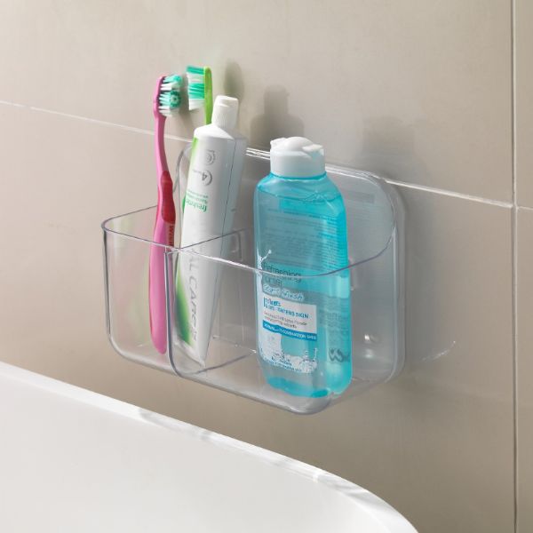 Addis Invisifix Bathroom Caddy Storage