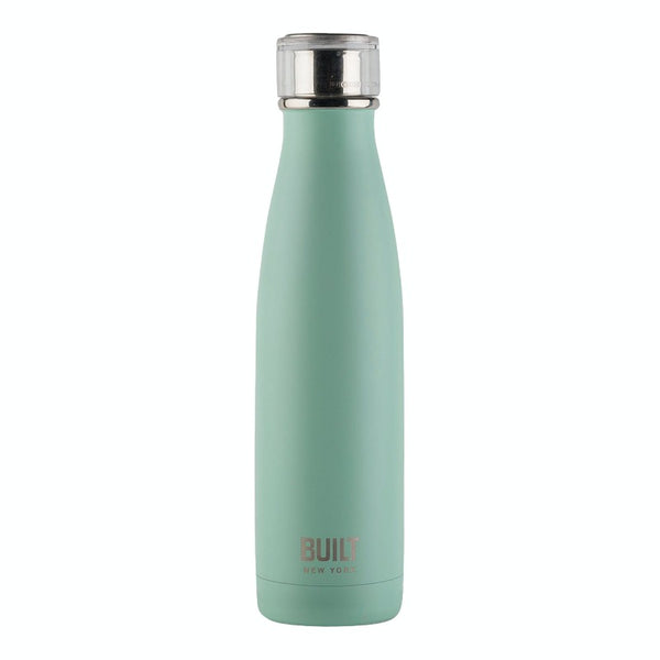 BUILT 480ml Double Walled Stainless Steel Water Bottle Mint