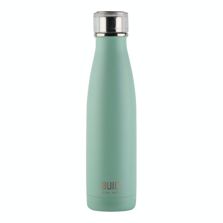 BUILT 480ml Double Walled Stainless Steel Water Bottle Mint