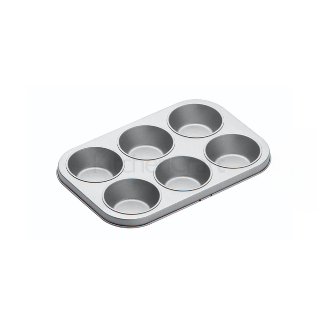 KitchenCraft Non-Stick Six Hole Baking Pan