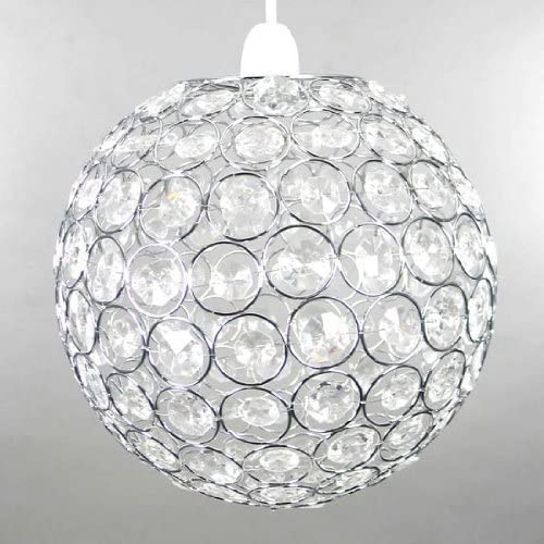 Clear Acrylic Ball Pendant