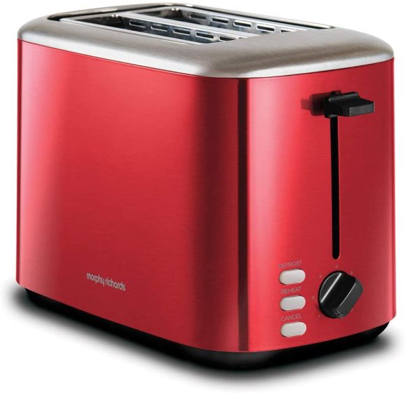 Morphy Richards Equip 2 Slice Toaster - Red