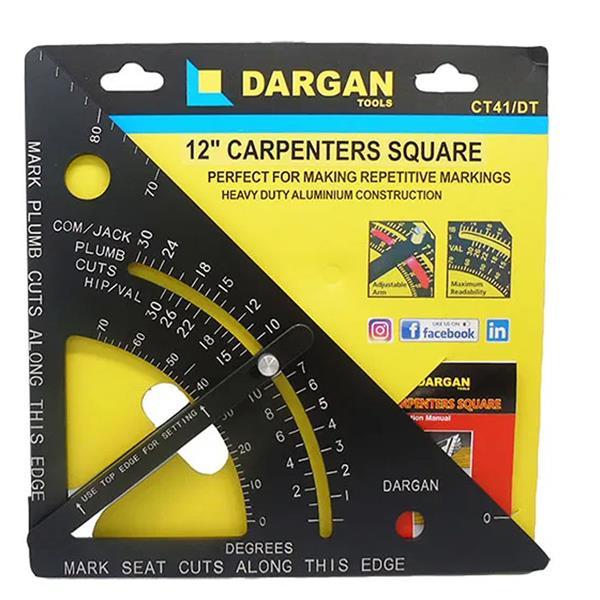 Dargan12" Carpenters Speed Square