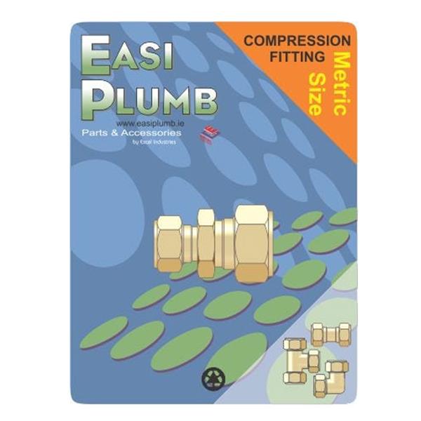 Easi Plumb 10 x 8mm Straight Coupling 610