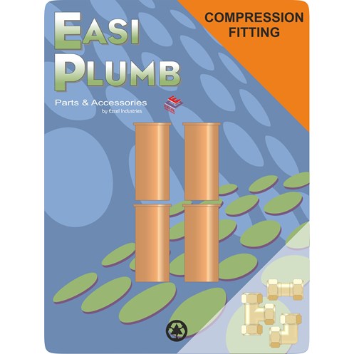 Easi Plumb Copper Inserts 1/2in Pack Of 4