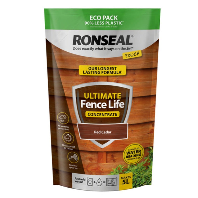 Ronseal Ultimate Fence Life Concentrate Red Cedar 950ml