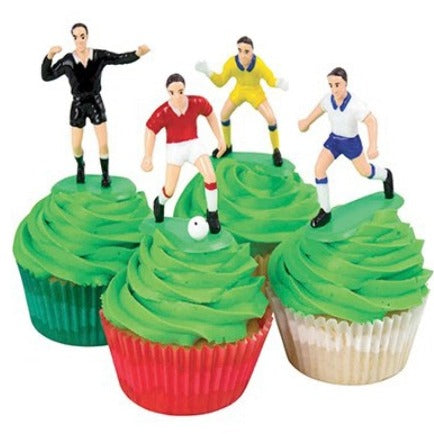 PME Football/Soccer Cake Topper Set of 9