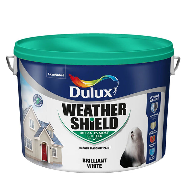 Dulux Weathershield Pure Brilliant White 10L