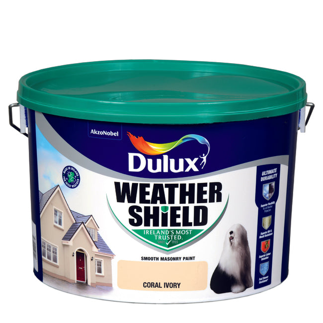 Dulux Weathershield Coral Ivory 10L