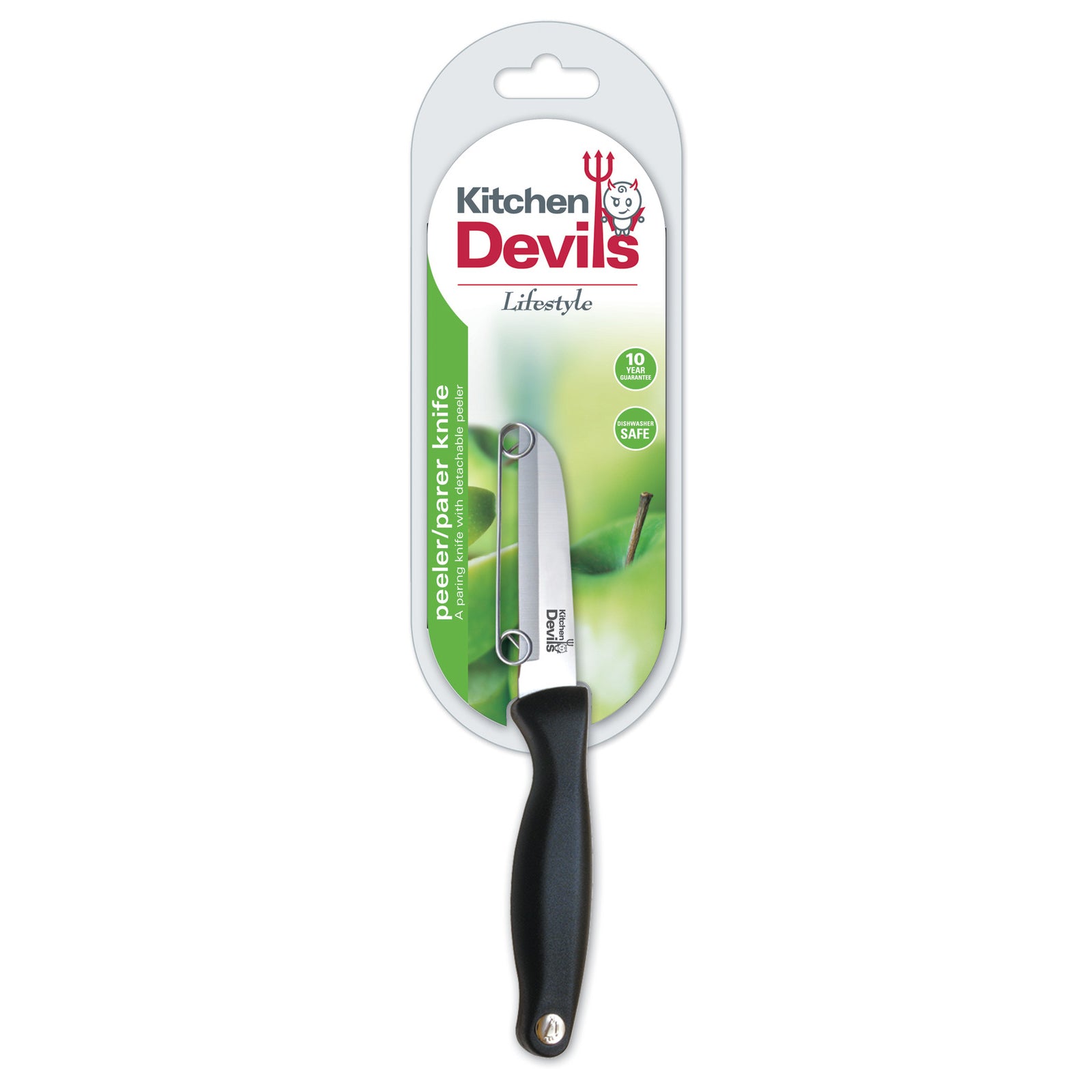 Kitchen Devil Lifestyle Peeler/Paring Knife