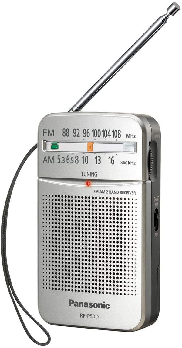 Panasonic RF-P50 Portable Radio Silver - Portable Radios