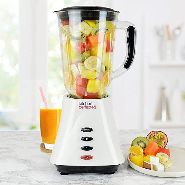 Kitchen Perfected 500w 1.5Ltr Table Blender with Mill - Cream/Black