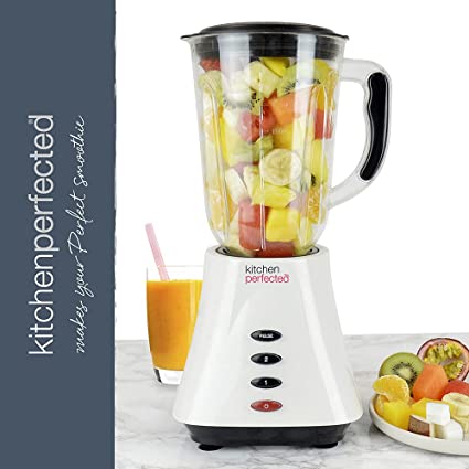 Kitchen Perfected 500w 1.5Ltr Table Blender with Mill - Cream/Black