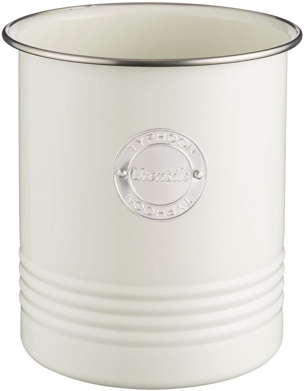 Typhoon Living Cream Utensil Jar