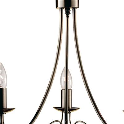 MAYPOLE 3LT CEILING PENDANT - ANTIQUE BRASS