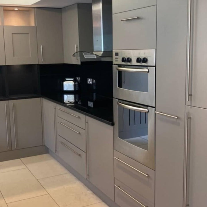 Pebble by Beyond Paint. All In One kitchen cabinet paint from Smyths Homevalue Paint.