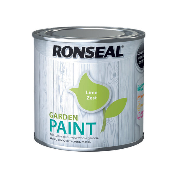 Ronseal Garden Paint 250ml Lime Zest