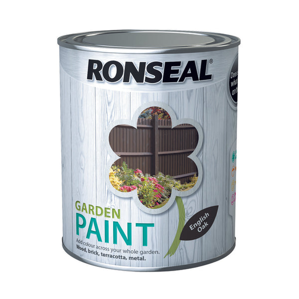 Ronseal Garden Paint 750ml English Oak