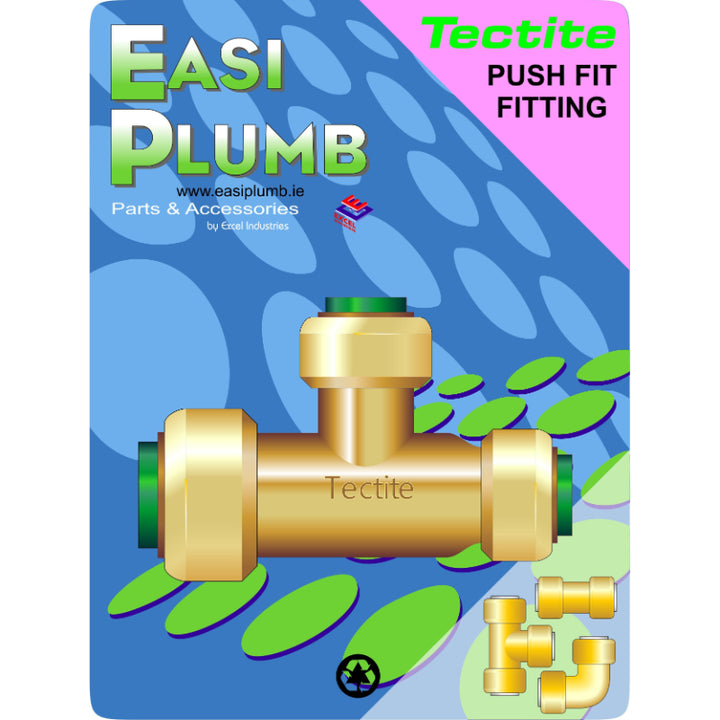 Easi Plumb 3/4" x 1/2" x 3/4" Tectite Unequal Tee T18