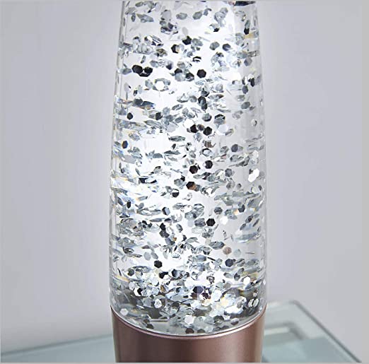 Glitter Lamp - Rose Gold LED