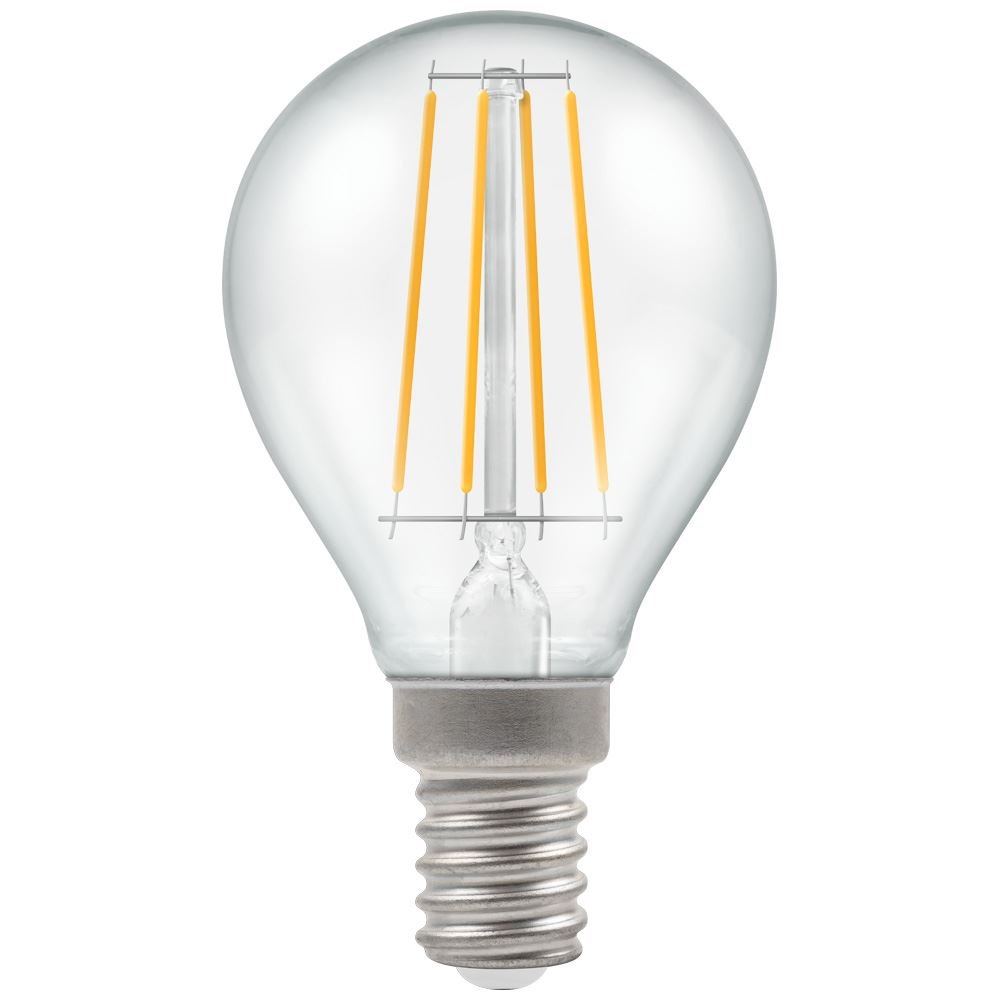 LED Round Filament Clear  Dimmable