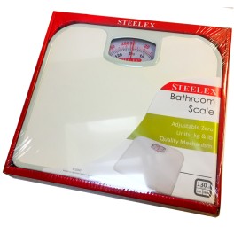 Steelex White Bathroom Scales Standard