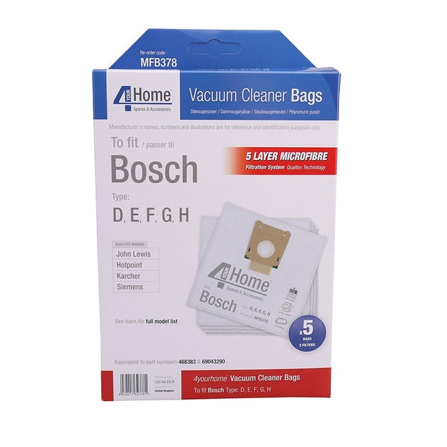 Bosch Replacement Vacuum Cleaner Bags