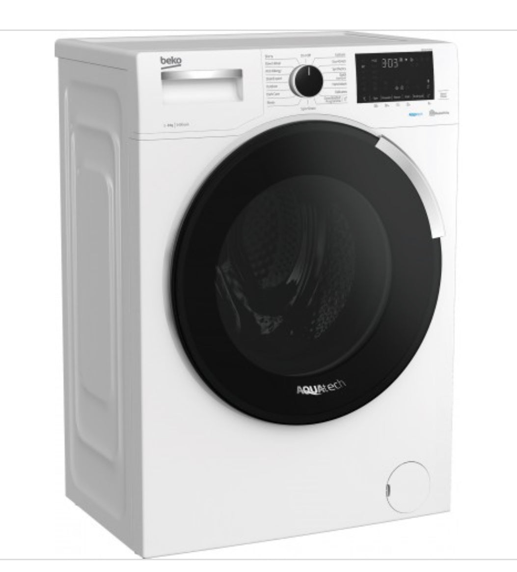 Beko Freestanding 8kg 1400rpm Washing Machine Aqua Tech