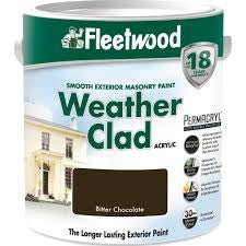 Fleetwood Weatherclad Smooth Masonry Paint 5 Litre - Smyths Homevalue Enniscorthy