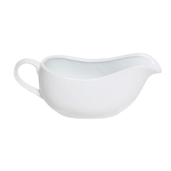 QUINN STONEWARE GRAVY BOAT