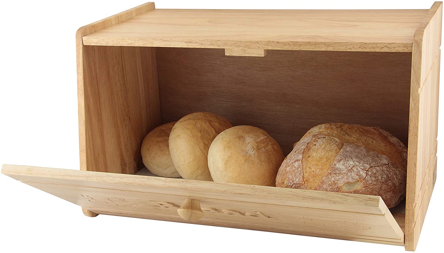 Apollo Rubberwood Bread Bin