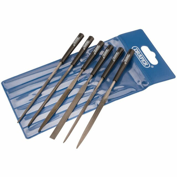 Draper Needle File Set, 140mm (6 Piece)