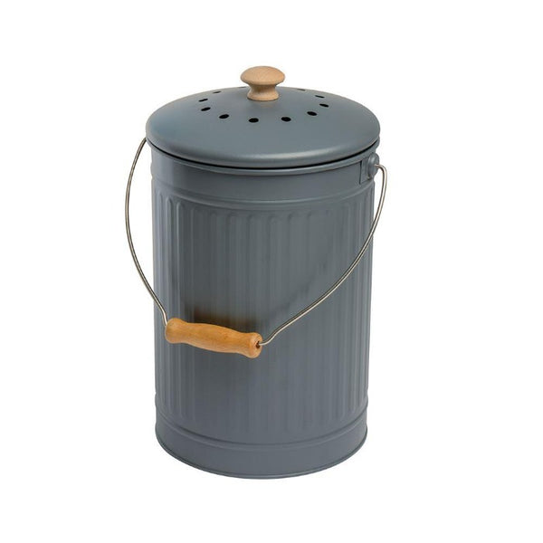Eddingtons 7 Litre Compost Bin Pail Charcoal