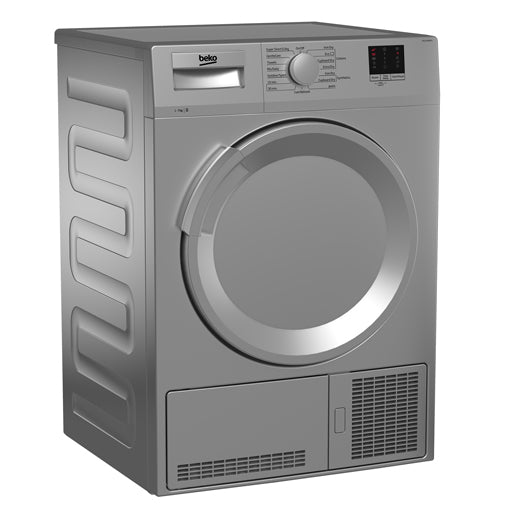 Beko Freestanding 7kg Condenser Tumble Dryer-Silver