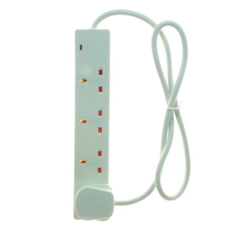 POWERMASTER 4 GANG 1 MTR 13AMP EXTENSION LEAD
