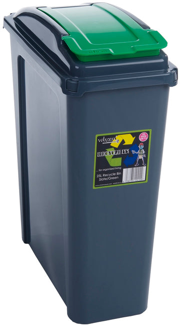 Whatmore 25Ltr Recycling Slim Bin & Lid
