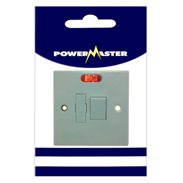 Powermaster Electrical Switched Fused Spur Switch with Neon Light