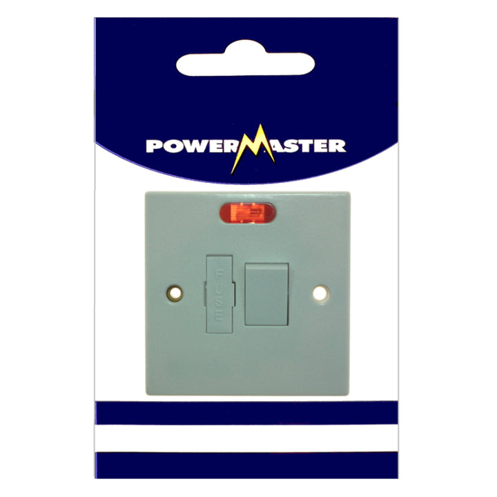 Powermaster Electrical Switched Fused Spur Switch with Neon Light