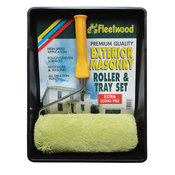 Fleetwood 9 Inch Premium Masonry Roller & Tray Set