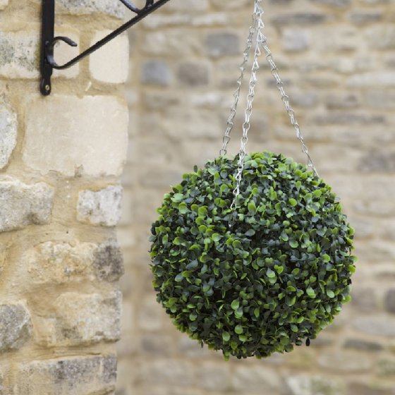 Topiary Box Artificial Leaf Ball 40 cm