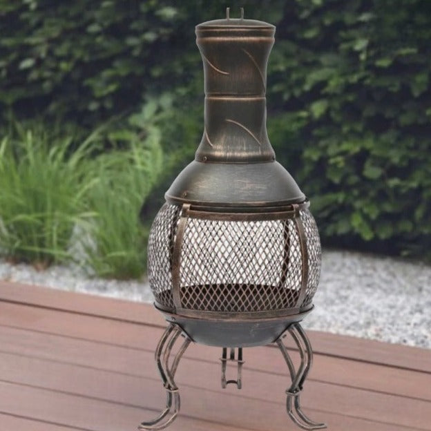 Outdoor LIving Chimnea and Patio Heater
